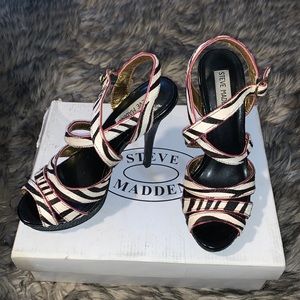 Steve Madden zebra heels